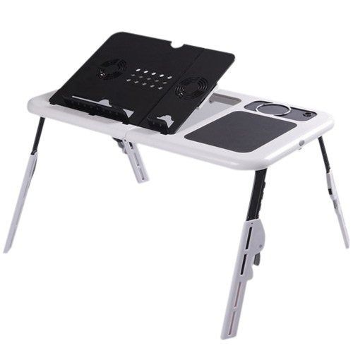 Mesa Para Notebook Dobrável Regulável E-table 2 Cooler Usb