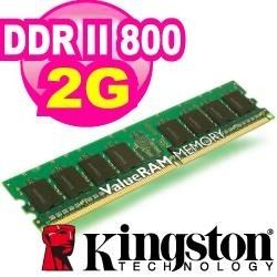 Memória Kingston Ddr2 2gb 800mhz Cl6 Pc2-6400 Kvr800d2n6/2g